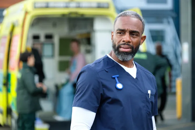 CASUALTY star Charles Venn reflected on a family tragedy – and why he kept filming hours after receiving the sad news.