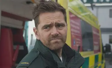 Exclusive: Casualty star reveals how Iain’s terrifying crane stunt was filmed
