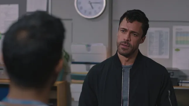 The actor reveals what’s ahead for Flynn Byron in this week’s episode of BBC’s Casualty, as a devastating event from his past is revealed.