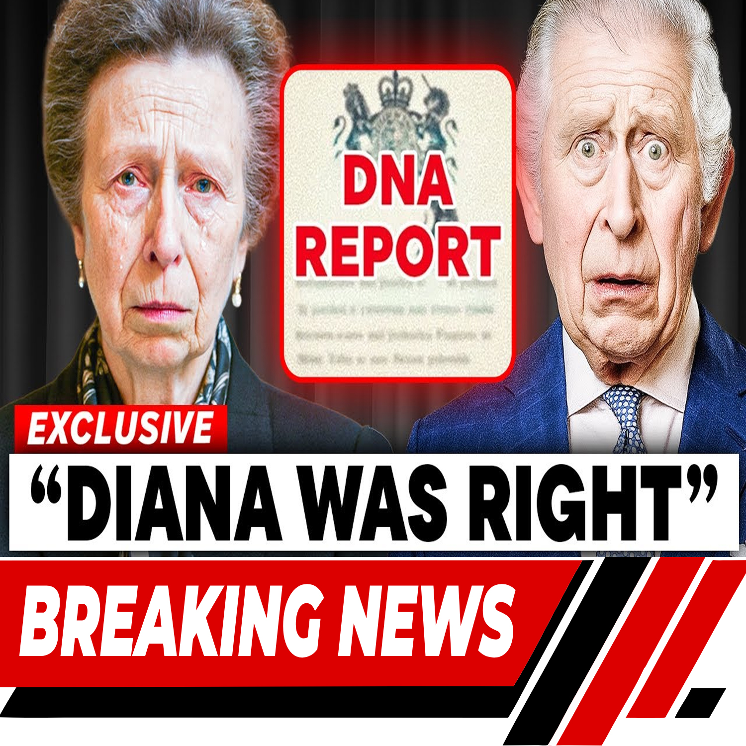 Shock — Princess Anne Breaks Down After DNA Test Reveals Secret Princess Diana Tried To Hide For Decades. – News