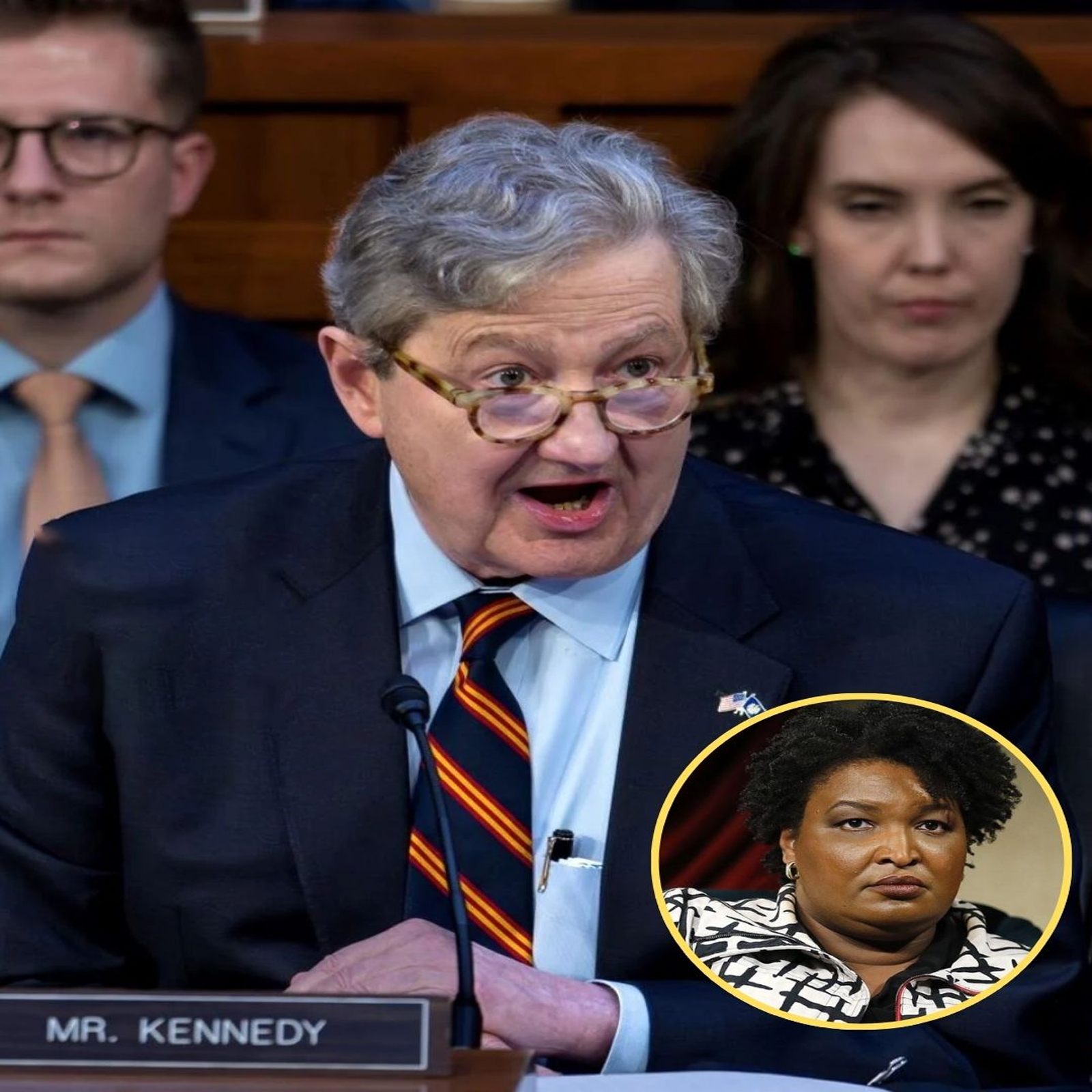 “Wait—Did He Just Say That?!” Chaos Erupts in the U.S. Capitol as Senator John Kennedy’s Explosive Clash With Stacey Abrams Turns Into a Full-Blown Political Meltdown – News