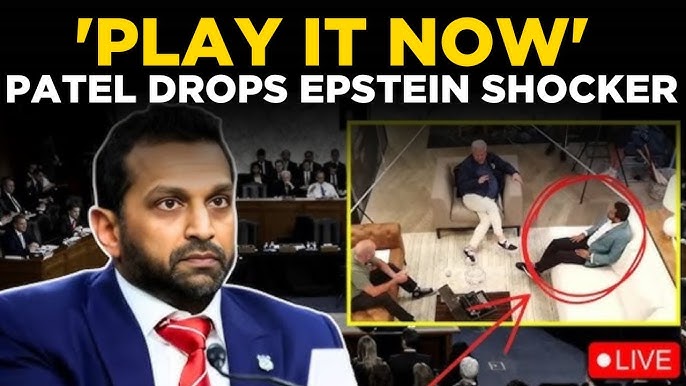 Explosive: Kash Patel Reveals Video Proof as Shocking New Names Surface in Epstein Files During US Senate Hearing! – News