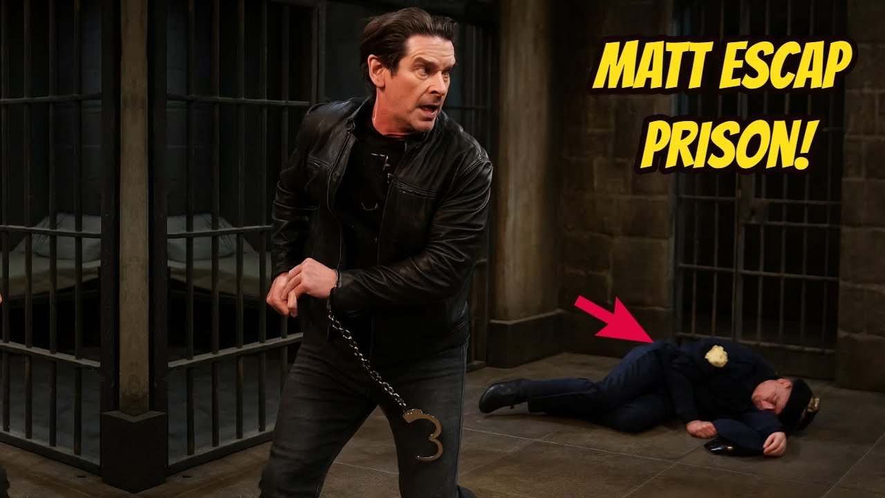 Matt knocks out police officer – escapes from prison The Young And The Restless Spoilers Shock