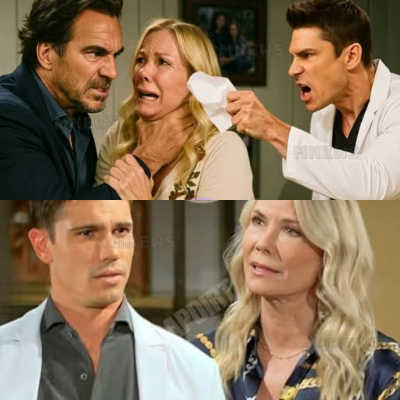 Ridge’s Fury! Finn Uncovers Brooke’s Massive Secret Lie, Leading to Explosive B&B Showdown – News