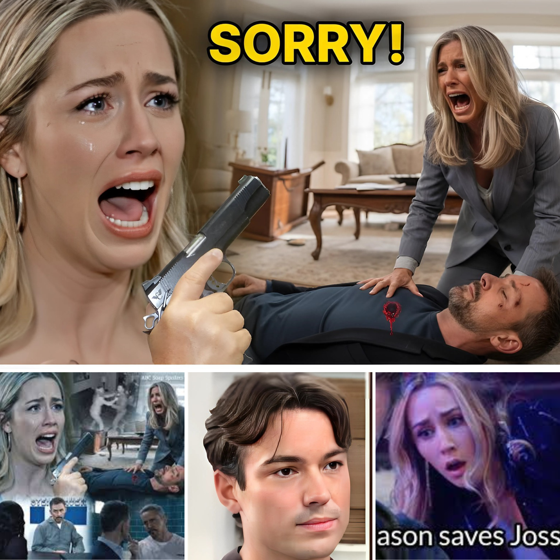 Joss accidentally shot Valentin when he saw him, Carly was furious ABC General Hospital Spoilers