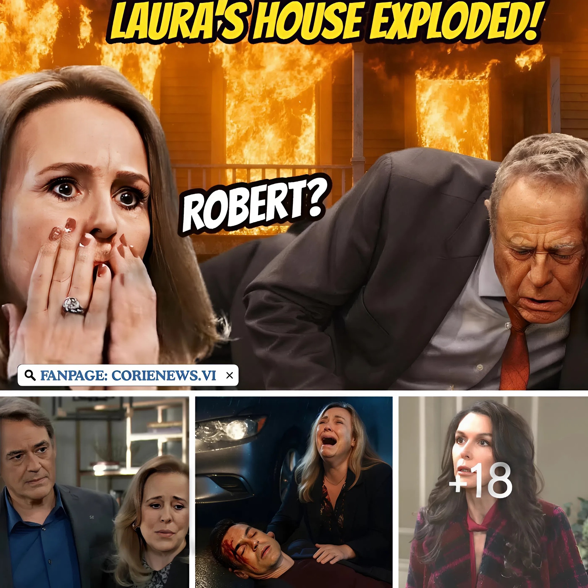 Robert Was Found In Laura’s House, His Heart Had Stopped Beating! General Hospital Spoilers 💔⚰️