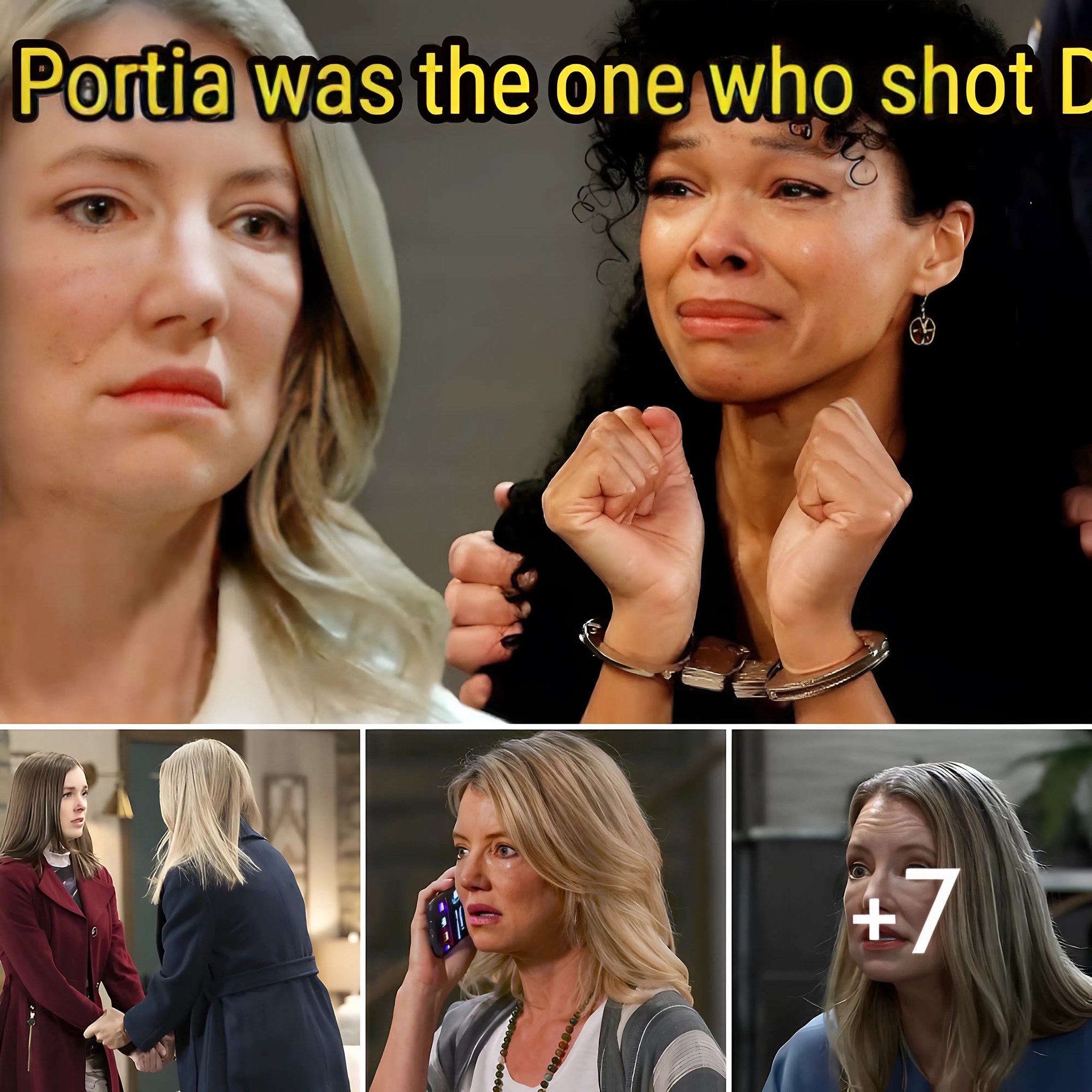 Portia was the one who shot Drew, Nina exposed the evidence to save Willow General Hospital Spoilers