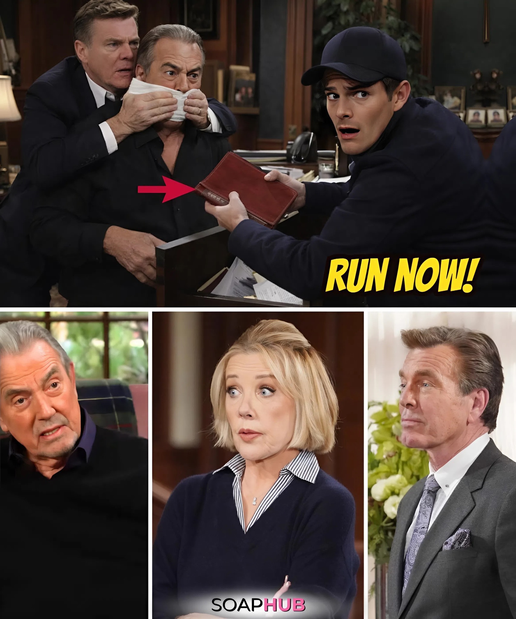 “FOUND IT” – Adam and Jack kill Victor and flee after finding the proof The Young And The Restless