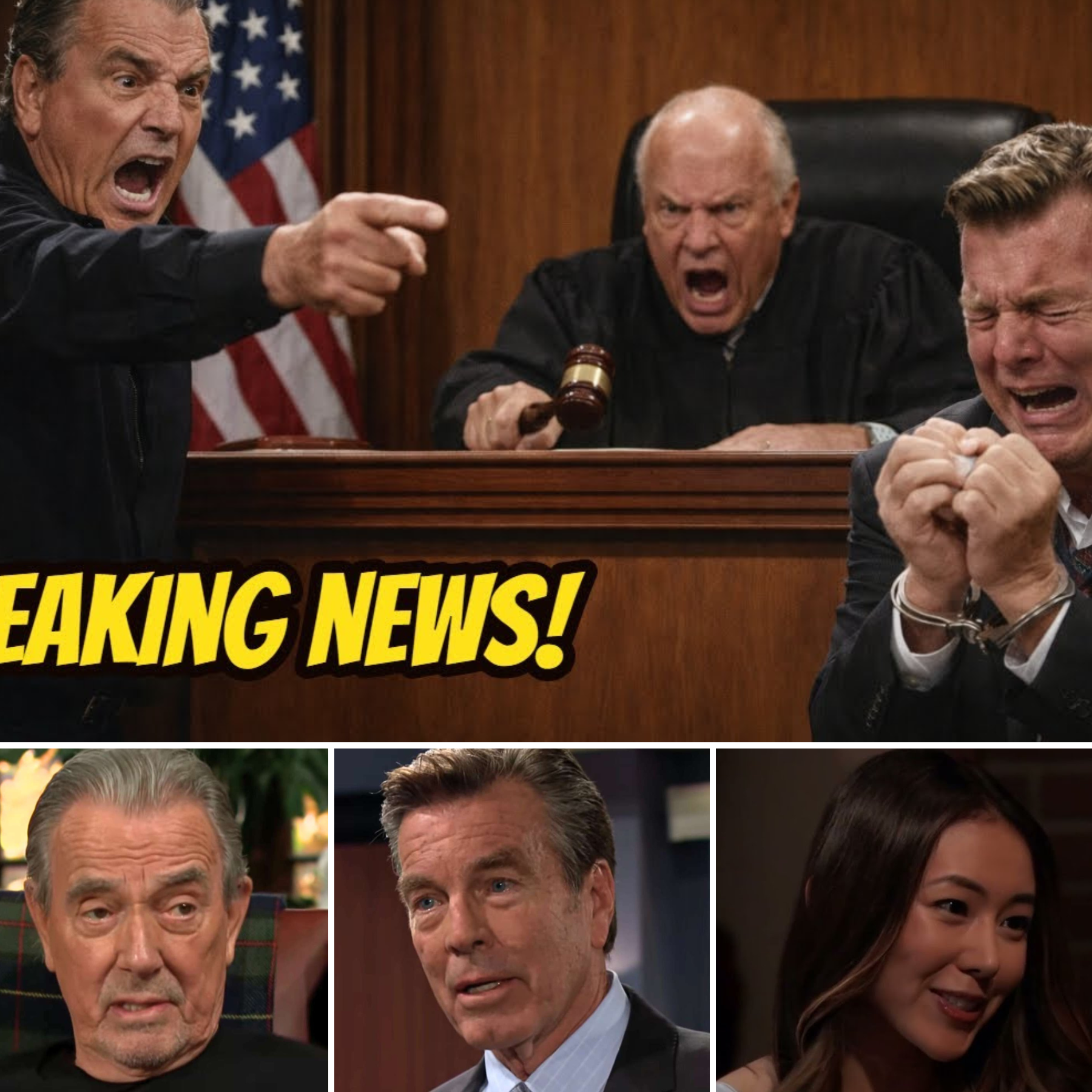 THE TRIAL IS OVER — Jack Abbott Is Sent to Prison… and Victor Newman Walks Away the Winner…