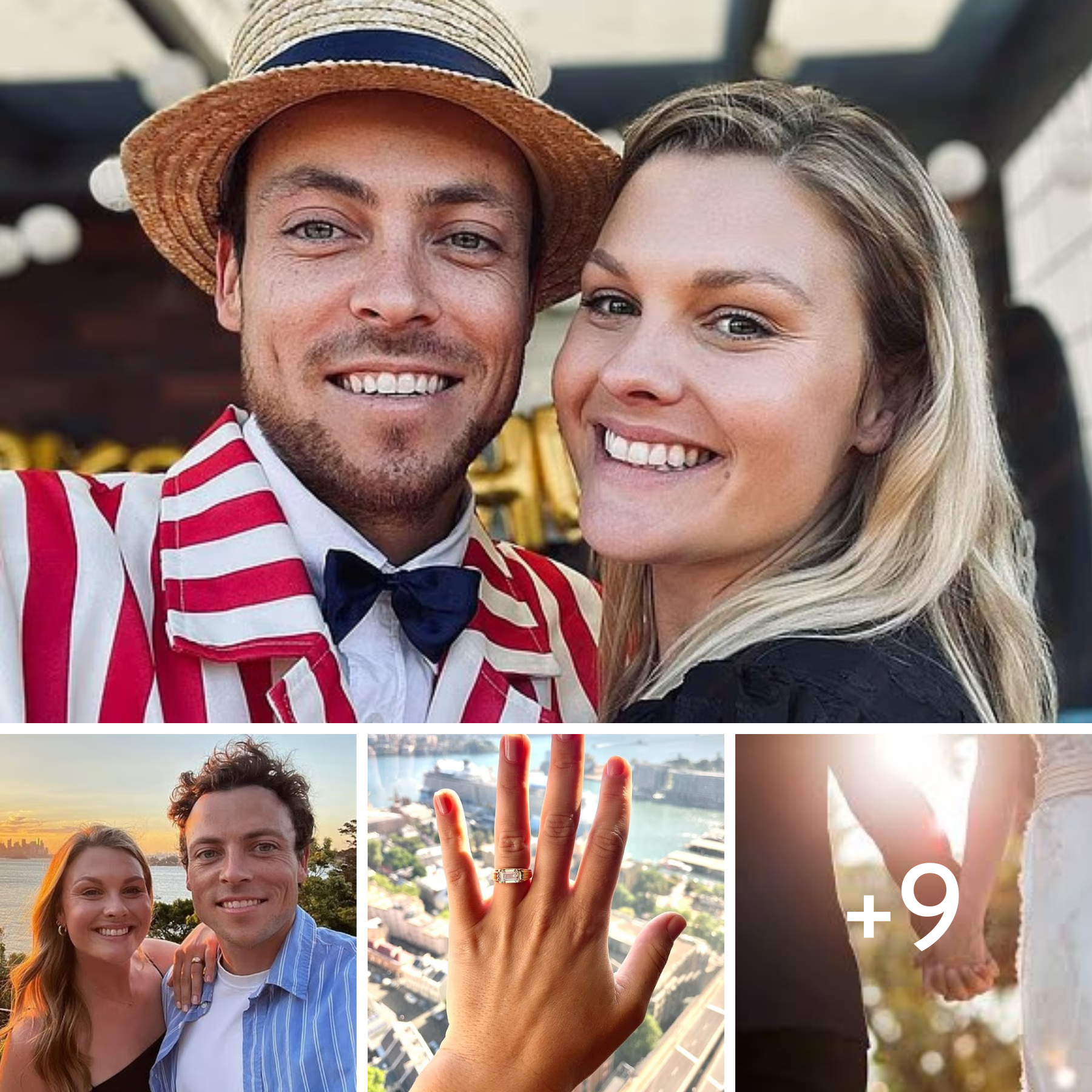 Home and Away stars Sophie Dillman and Patrick O’Connor announce their engagement in heartwarming post – as she showcases her eye-popping diamond ring
